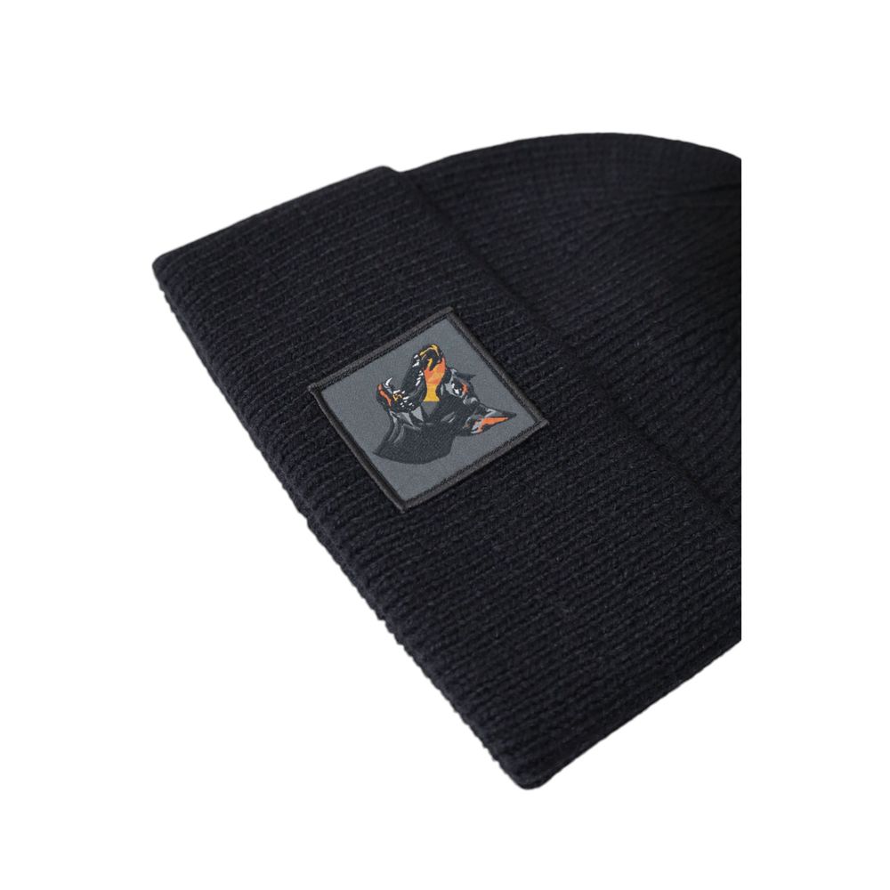 Antony Morato Black Wool Caps Baseball Hat $125.00 Antony Morato Luzworld