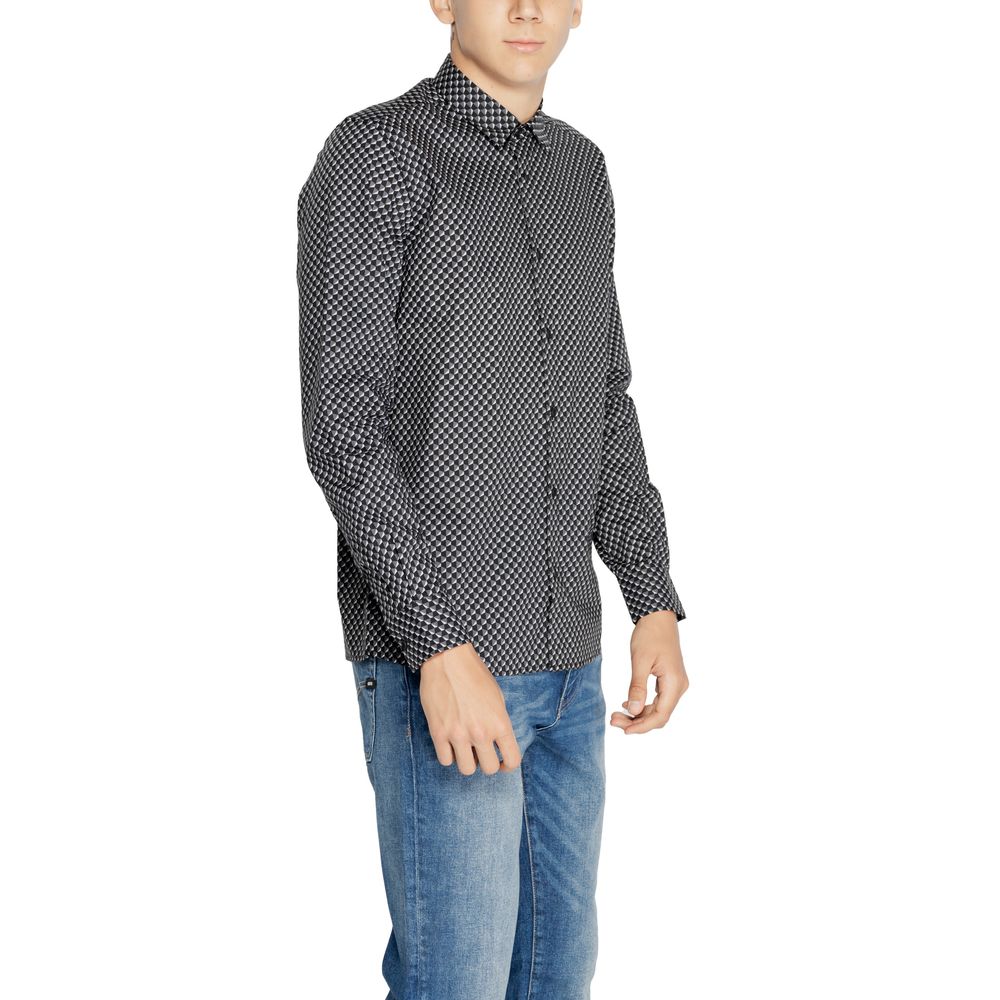 Antony Morato Gray Cotton Shirt $164.00 Antony Morato Luzworld