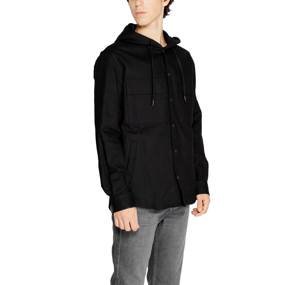 Antony Morato Black Cotton Shirt $258.00 Antony Morato Luzworld