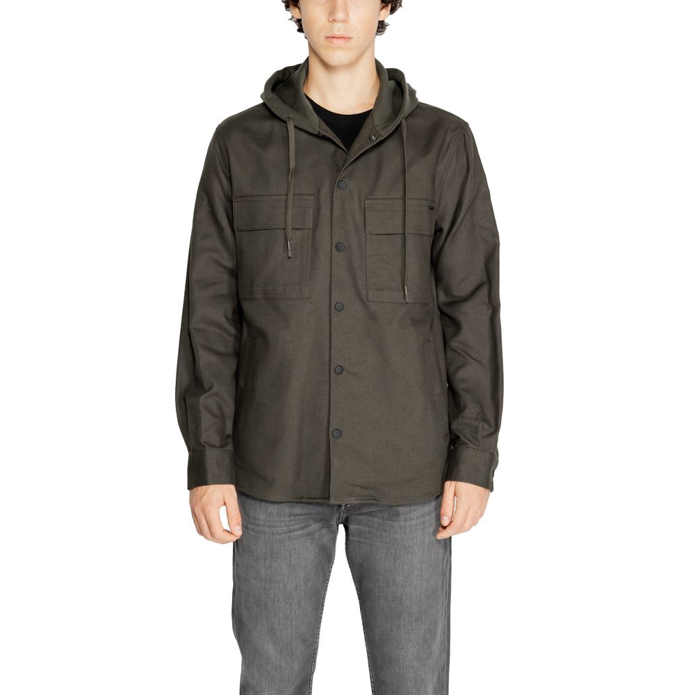 Antony Morato Green Cotton Shirt $258.00 Antony Morato Luzworld