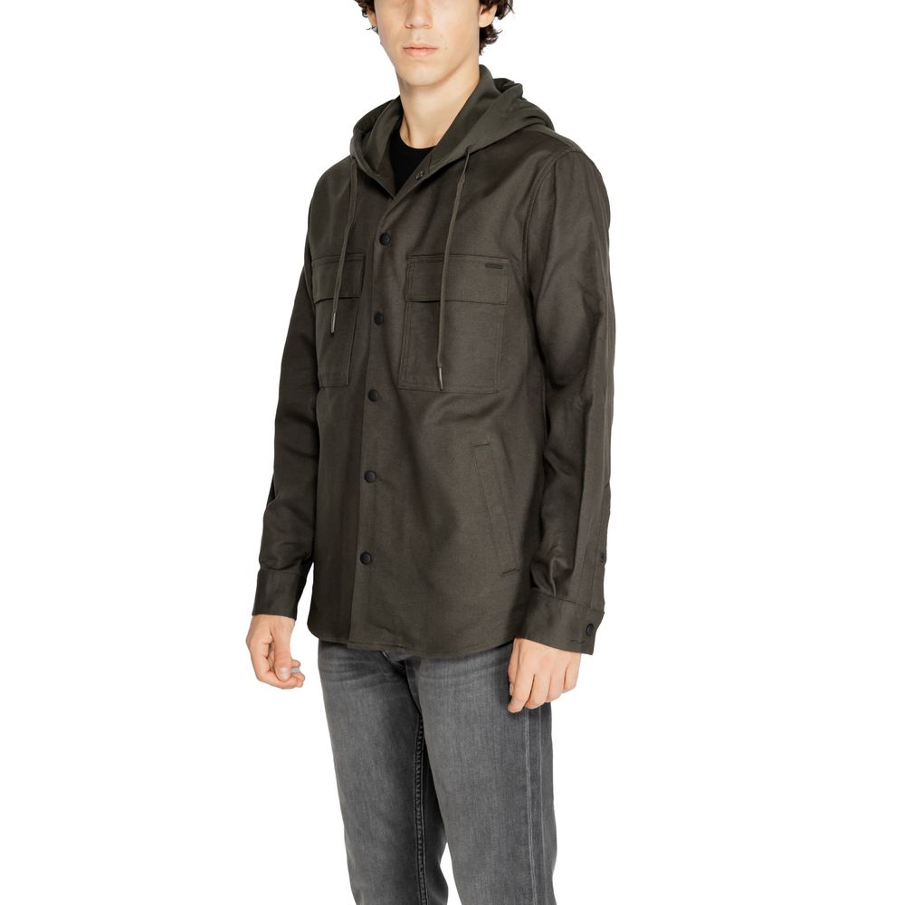 Antony Morato Green Cotton Shirt $258.00 Antony Morato Luzworld