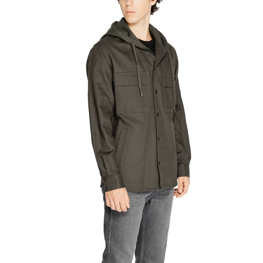 Antony Morato Green Cotton Shirt $258.00 Antony Morato Luzworld