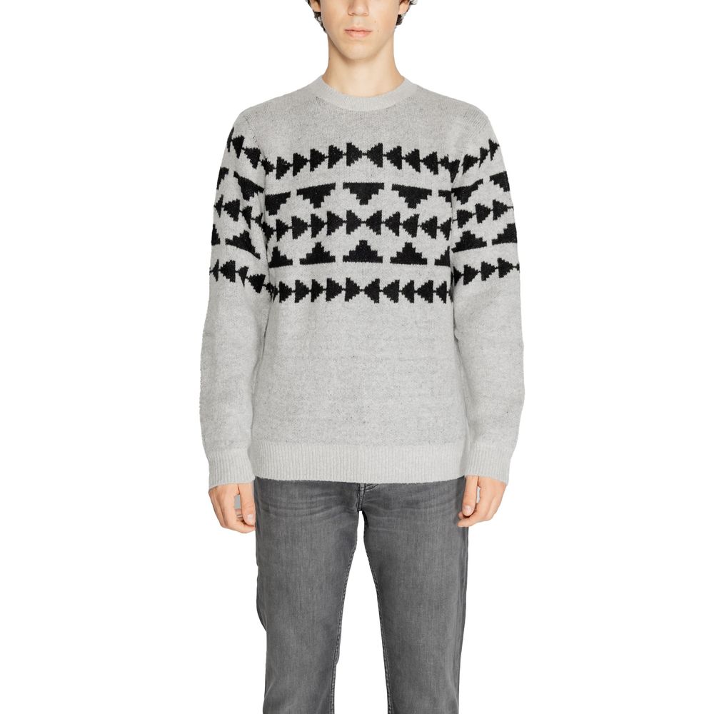 Antony Morato Gray Marabou Sweater $206.00 Antony Morato Luzworld