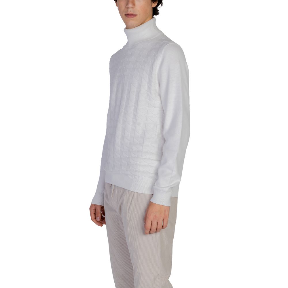Antony Morato White Cotton Turtleneck $188.00 Antony Morato Luzworld