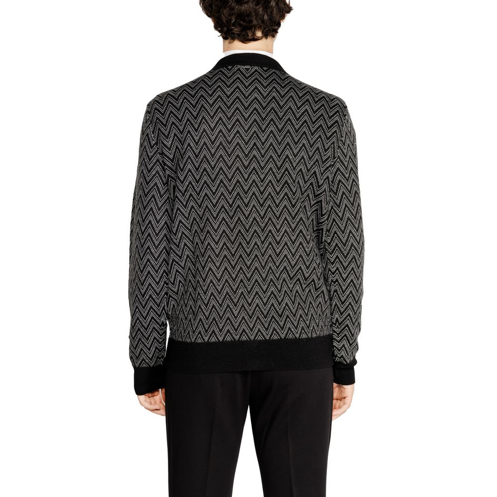 Antony Morato Black Mohair Cardigan $206.00 Antony Morato Luzworld