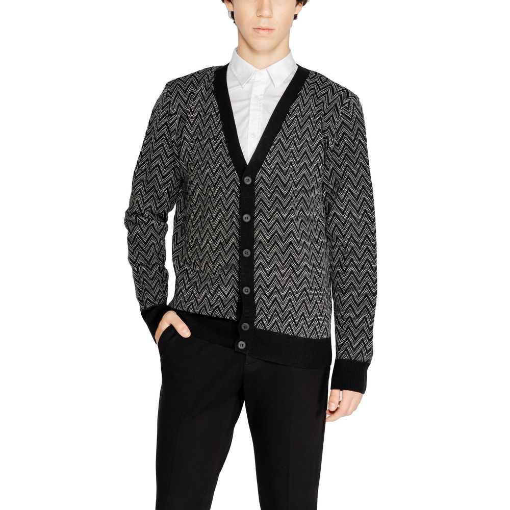 Antony Morato Black Mohair Cardigan $206.00 Antony Morato Luzworld
