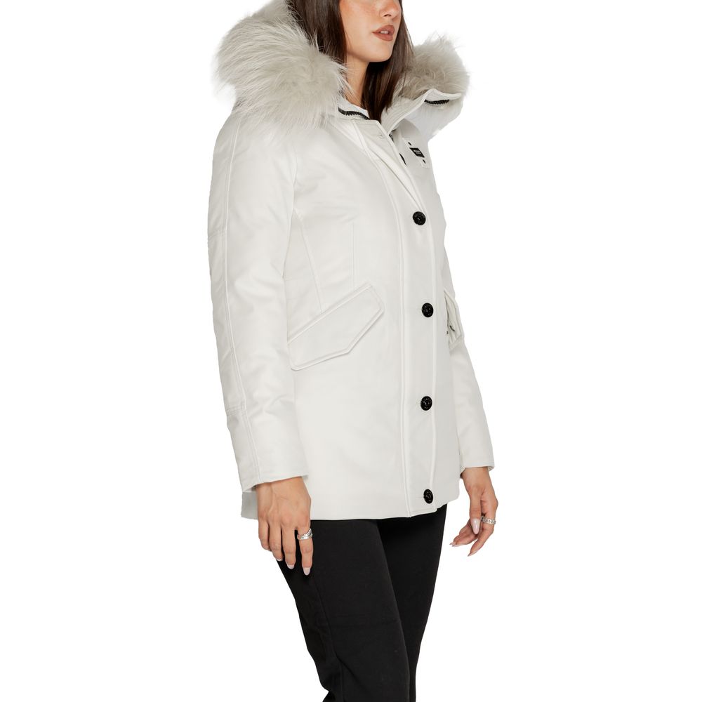 Blauer White Polyester Parka $1223.00 Blauer Luzworld