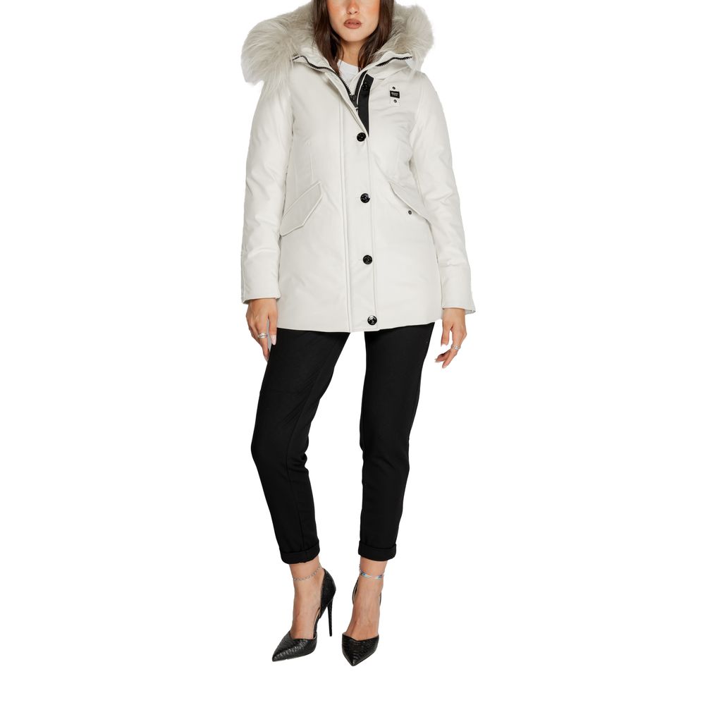 Blauer White Polyester Parka $1223.00 Blauer Luzworld