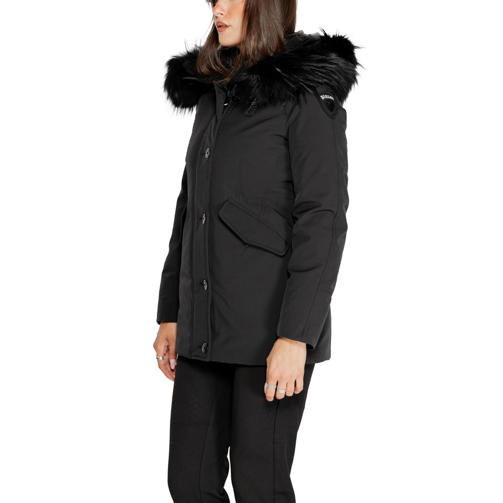 Blauer Black Polyester Parka $1223.00 Blauer Luzworld
