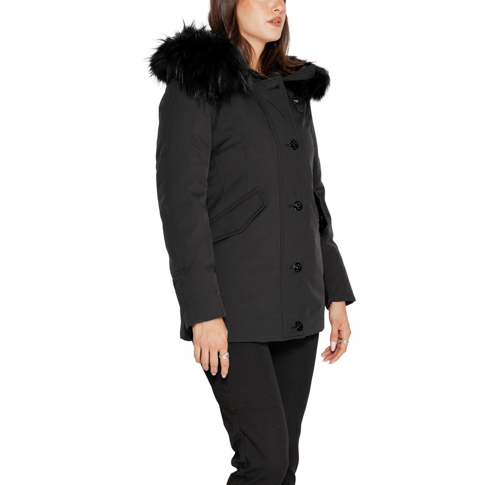 Blauer Black Polyester Parka $1223.00 Blauer Luzworld