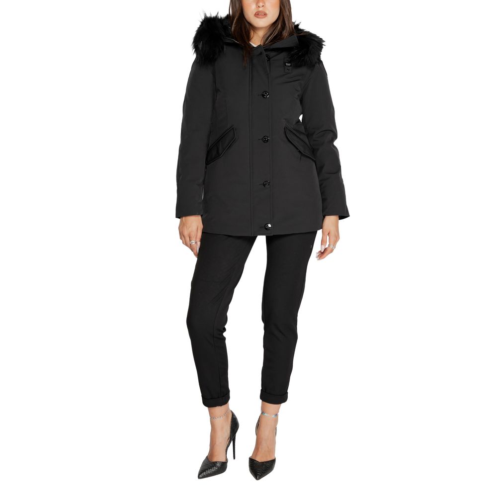 Blauer Black Polyester Parka $1223.00 Blauer Luzworld