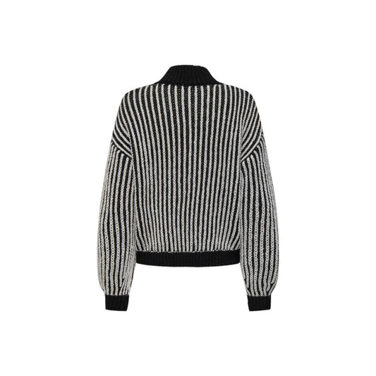 Jacqueline De Yong Black Polyester Sweater $124.00 Jacqueline De Yong Luzworld