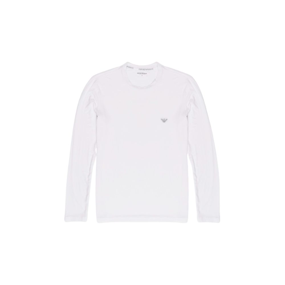 Emporio Armani Underwear White Modal Long Sleeve $180.00 Emporio Armani Underwear Luzworld