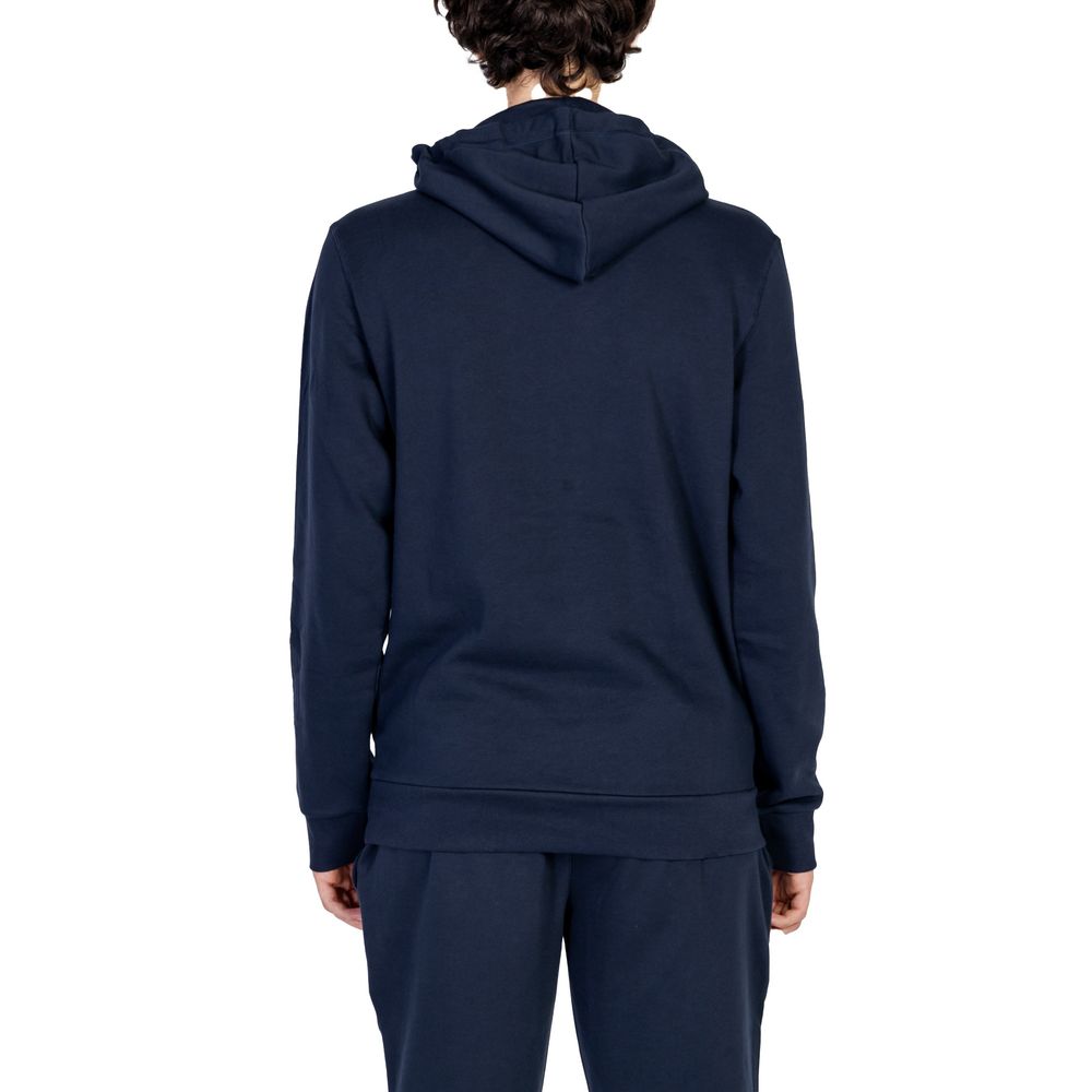Emporio Armani Underwear Blue Cotton Hoody $224.00 Emporio Armani Underwear Luzworld