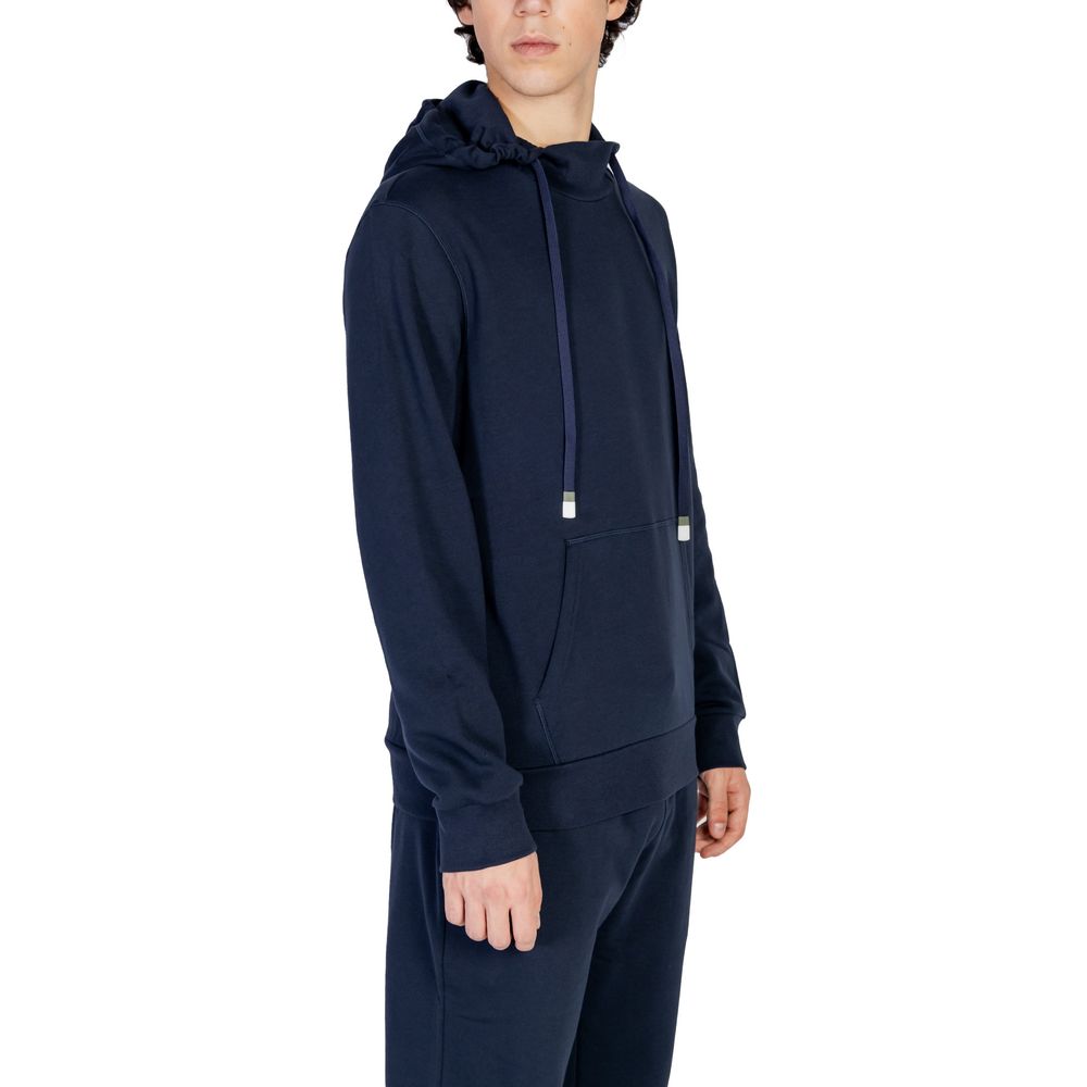 Emporio Armani Underwear Blue Cotton Hoody $224.00 Emporio Armani Underwear Luzworld