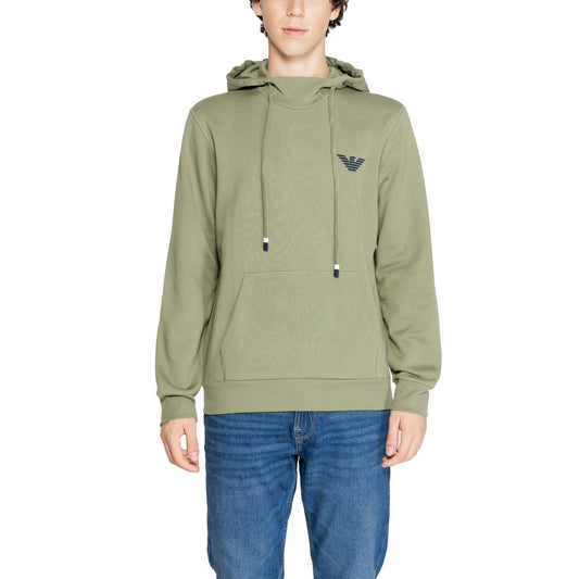 Emporio Armani Underwear Green Cotton Hoody $224.00 Emporio Armani Underwear Luzworld