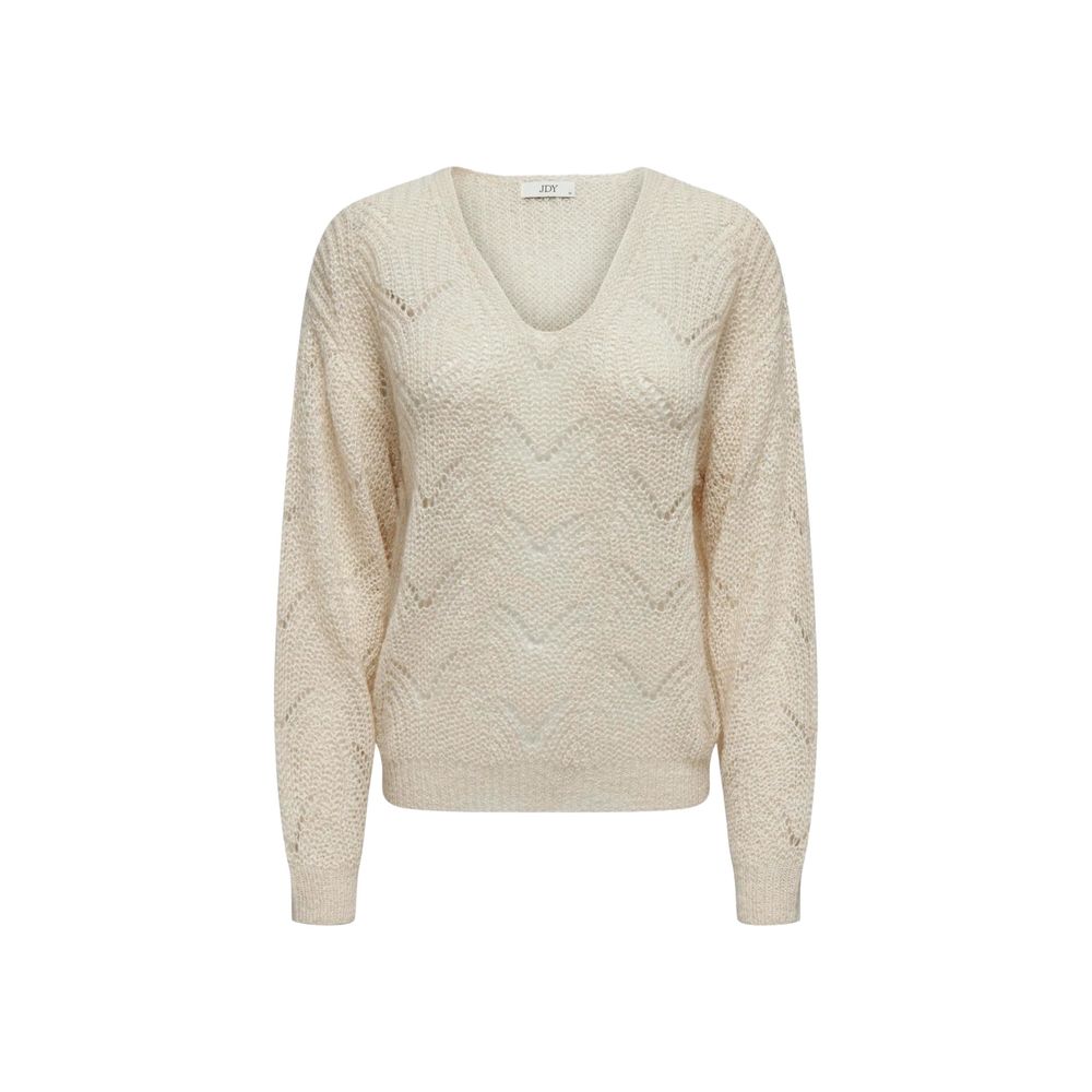 Jacqueline De Yong Cream Marabou Sweater $117.00 Jacqueline De Yong Luzworld