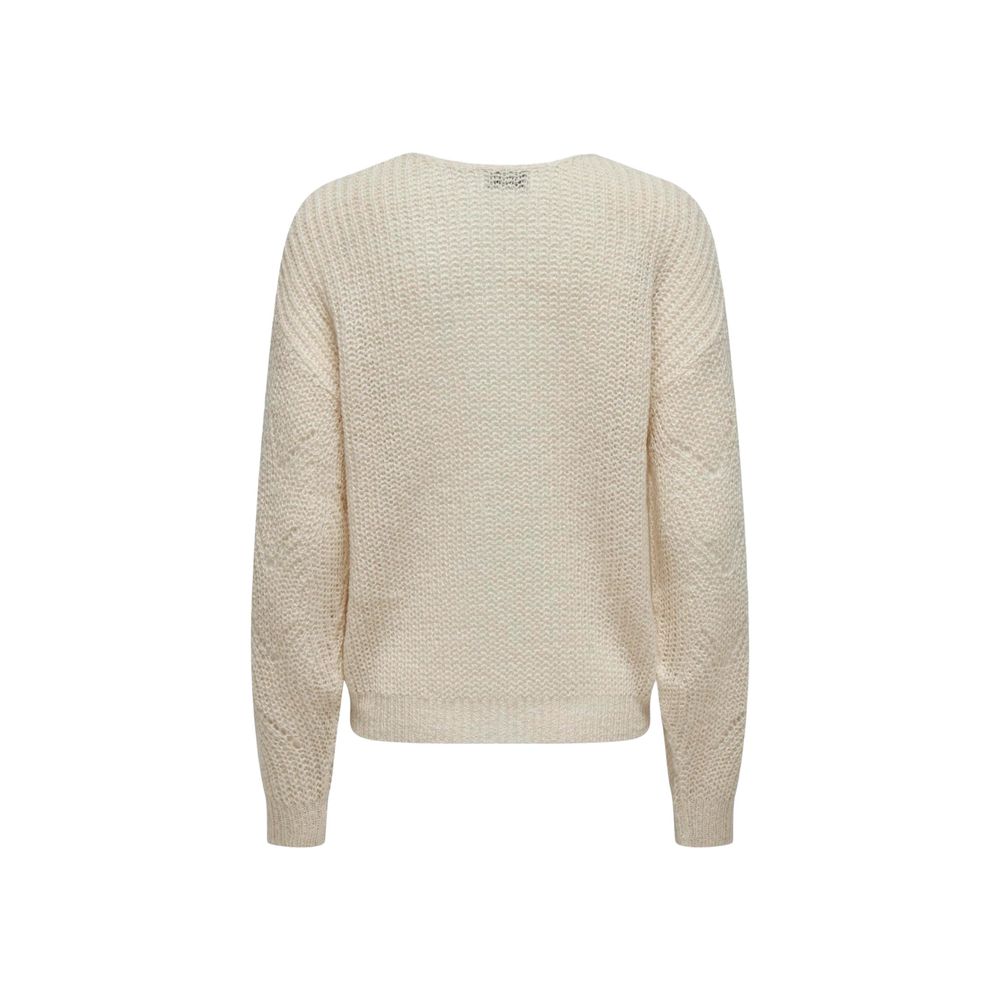 Jacqueline De Yong Cream Marabou Sweater $117.00 Jacqueline De Yong Luzworld
