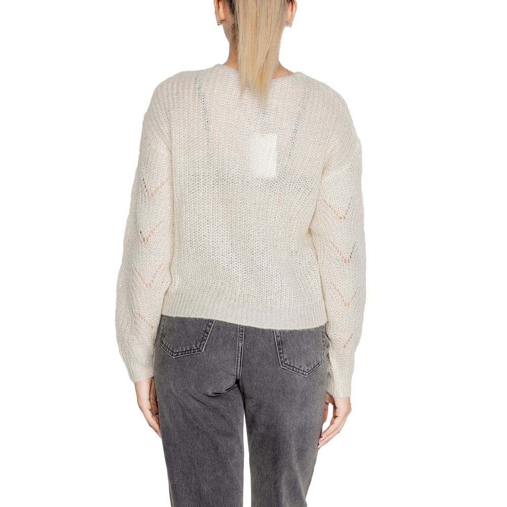 Jacqueline De Yong Cream Marabou Sweater $117.00 Jacqueline De Yong Luzworld
