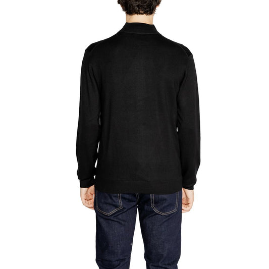 Hamaki-Ho Black Viscose Cardigan $144.00 Hamaki-Ho Luzworld