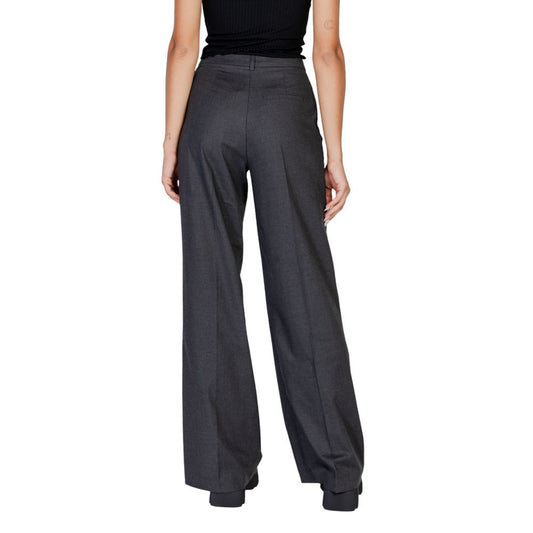 Morgan De Toi Gray Polyester Pant $163.00 Morgan De Toi Luzworld