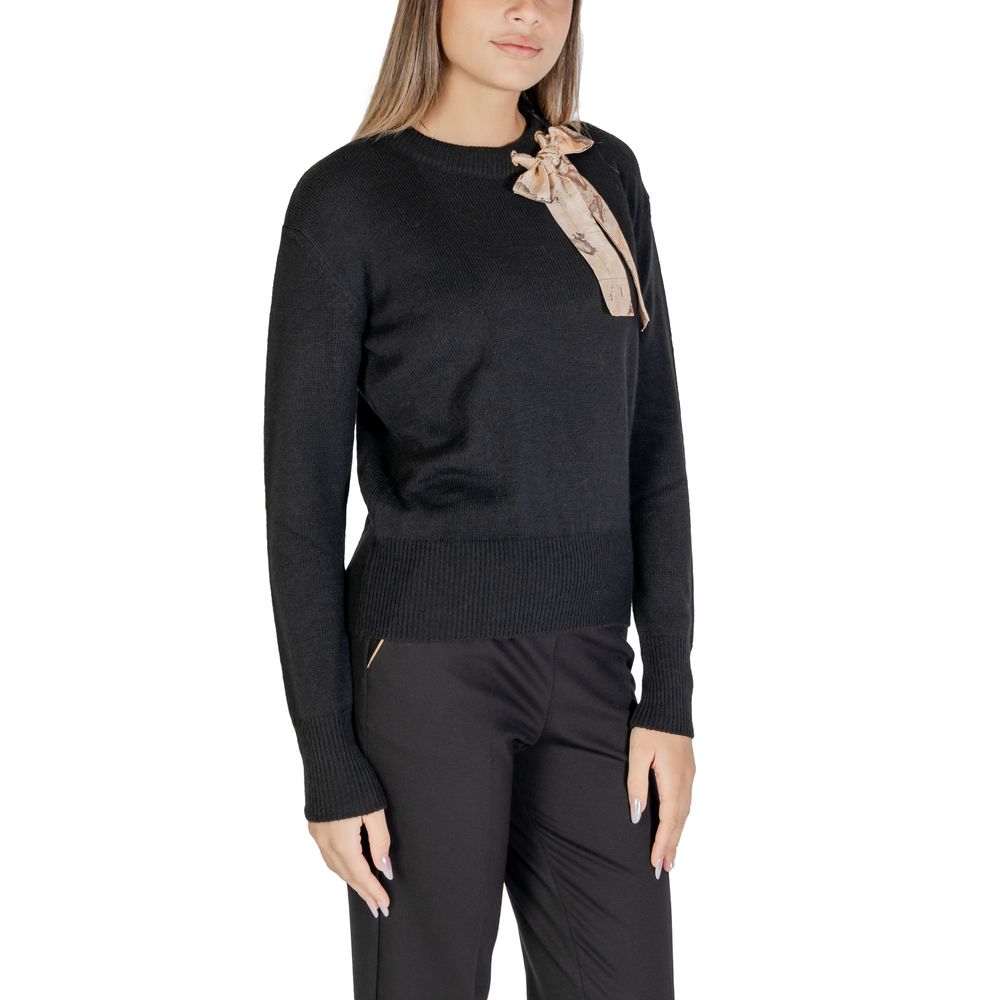 Alviero Martini Prima Classe Black Polyester Sweater $302.00 Alviero Martini Prima Classe Luzworld