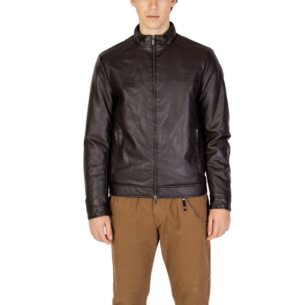 Hamaki-Ho Brown Viscose Jackets & Coat $203.00 Hamaki-Ho Luzworld