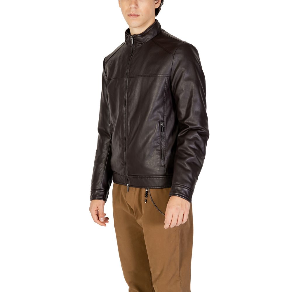 Hamaki-Ho Brown Viscose Jackets & Coat $203.00 Hamaki-Ho Luzworld
