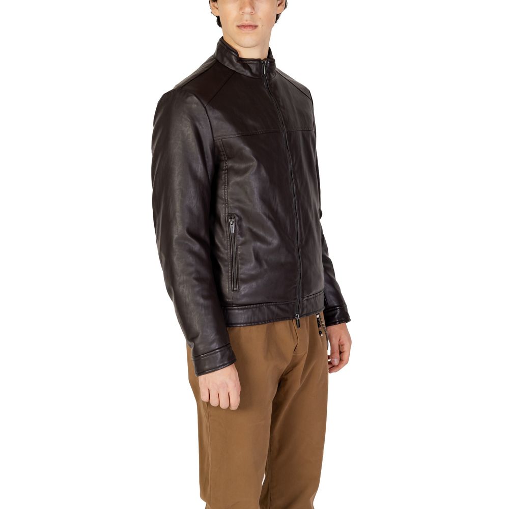 Hamaki-Ho Brown Viscose Jackets & Coat $203.00 Hamaki-Ho Luzworld