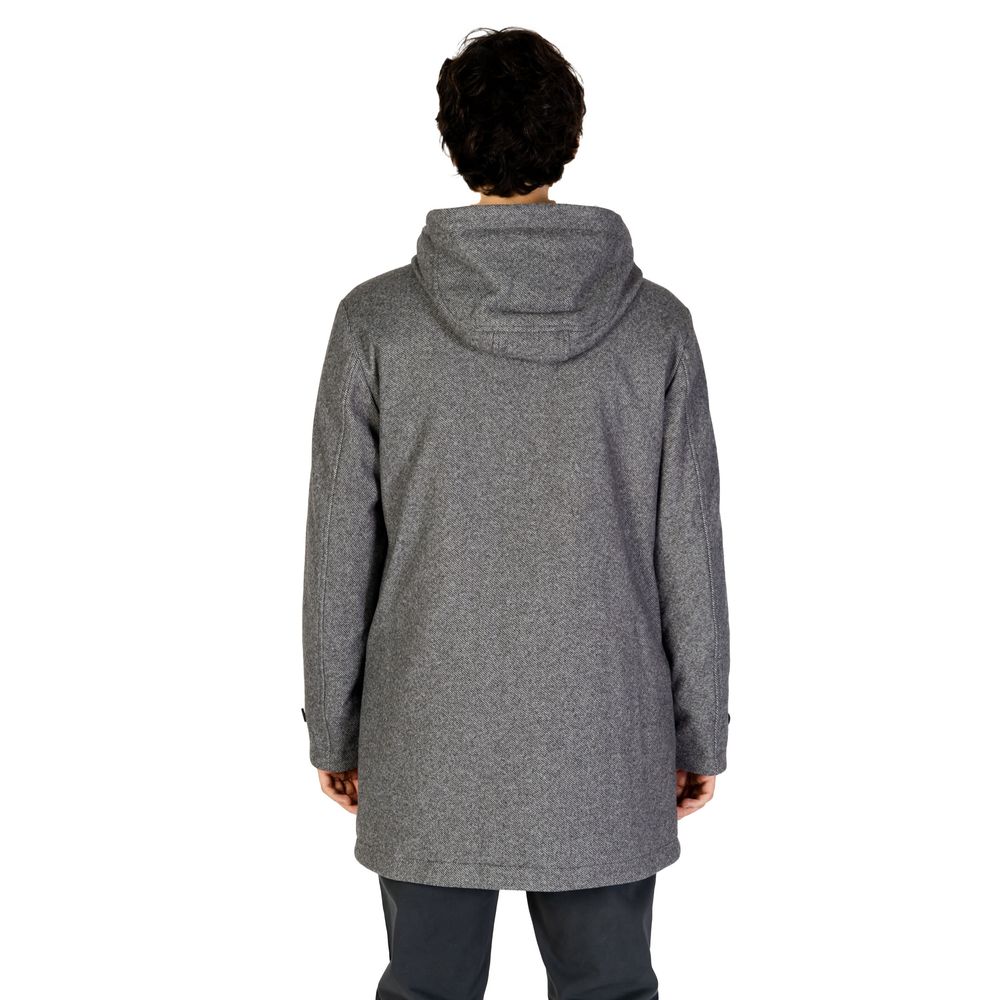Hamaki-Ho Gray Polyester Coat $257.00 Hamaki-Ho Luzworld