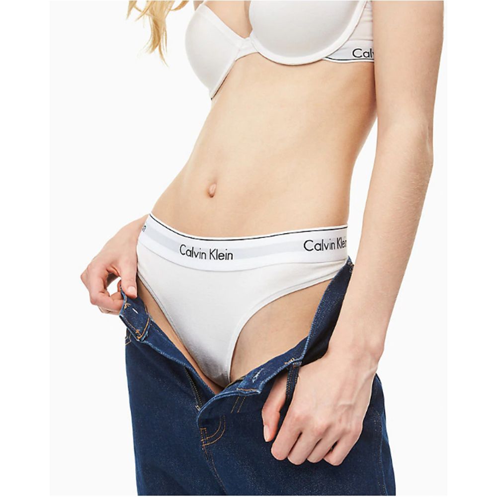Calvin Klein Underwear White Cotton Panty $109.00 Calvin Klein Underwear Luzworld