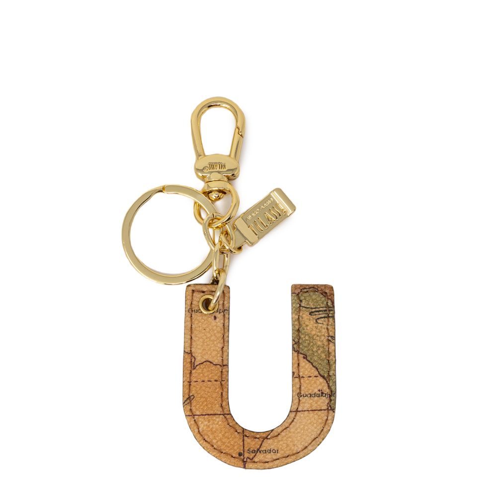 Alviero Martini Prima Classe Beige Leather Keychain $130.00 Alviero Martini Prima Classe Luzworld