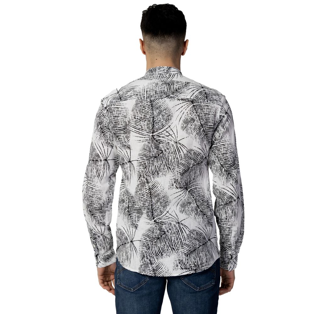 Antony Morato Black Linen Shirt $182.00 Antony Morato Luzworld