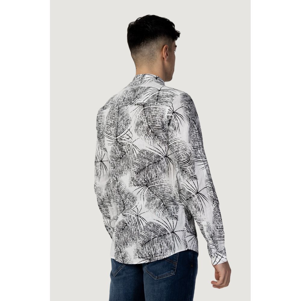 Antony Morato Black Linen Shirt $182.00 Antony Morato Luzworld