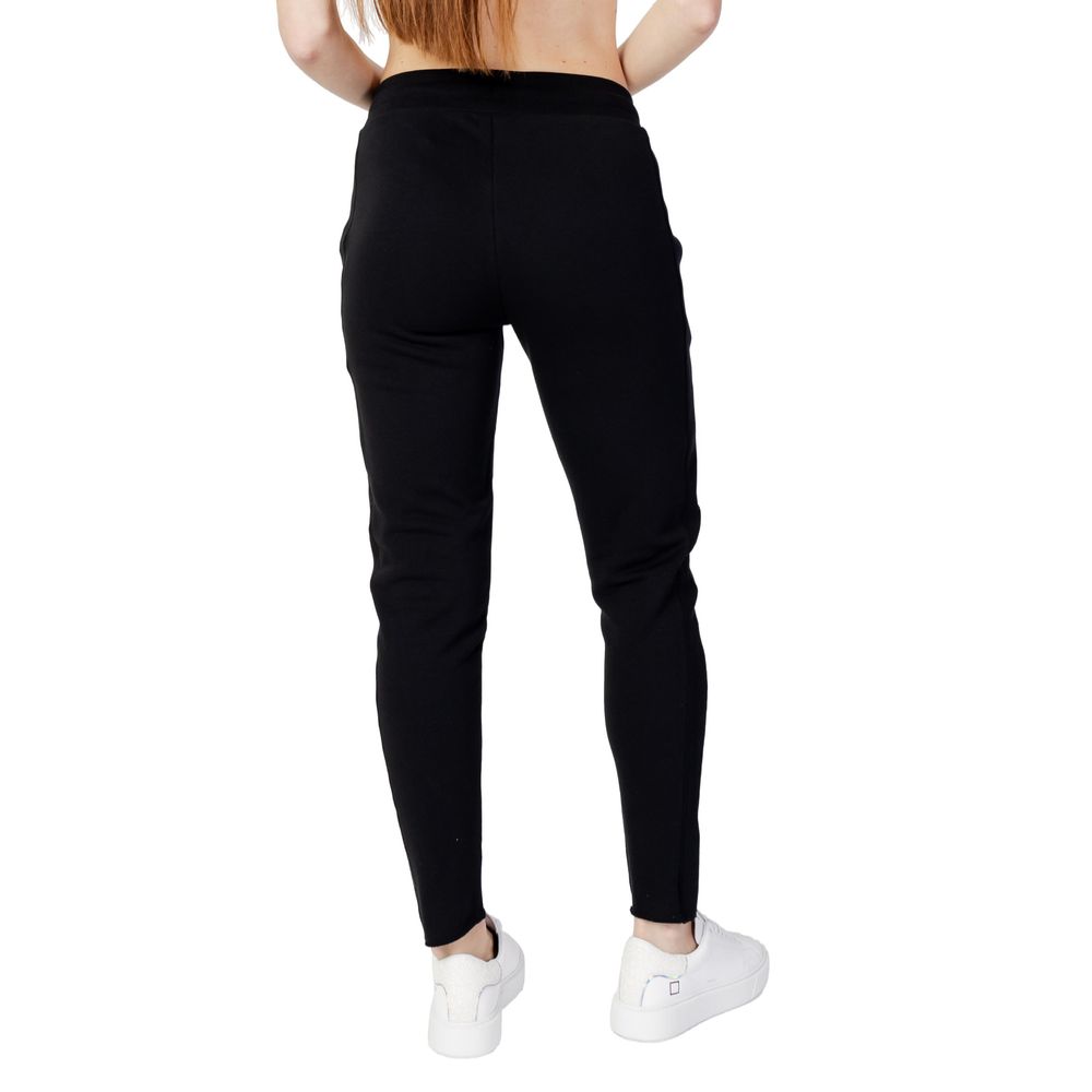 Blauer Black Cotton Joggers Workout Pant $228.00 Blauer Luzworld
