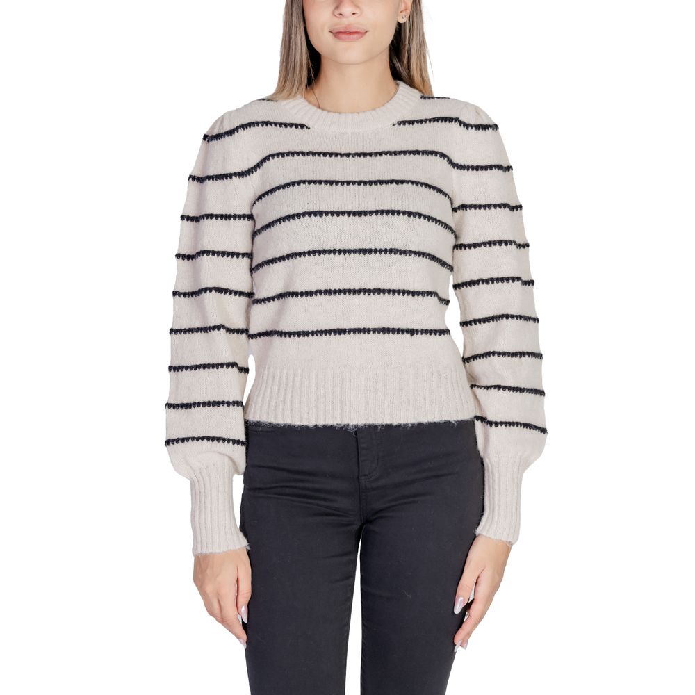 Jacqueline De Yong Gray Polyester Sweater $126.00 Jacqueline De Yong Luzworld