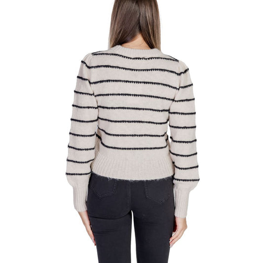 Jacqueline De Yong Gray Polyester Sweater $126.00 Jacqueline De Yong Luzworld