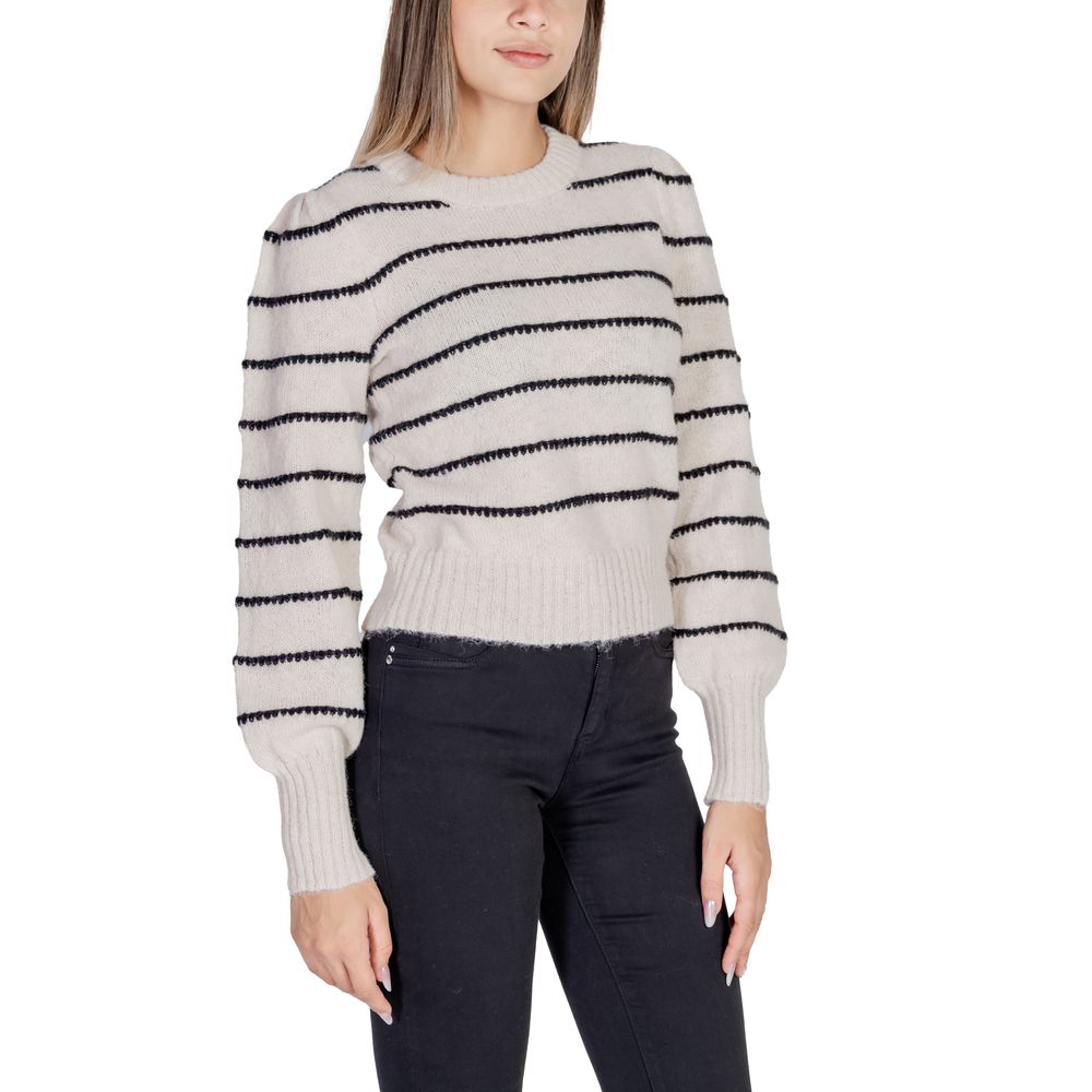 Jacqueline De Yong Gray Polyester Sweater $126.00 Jacqueline De Yong Luzworld