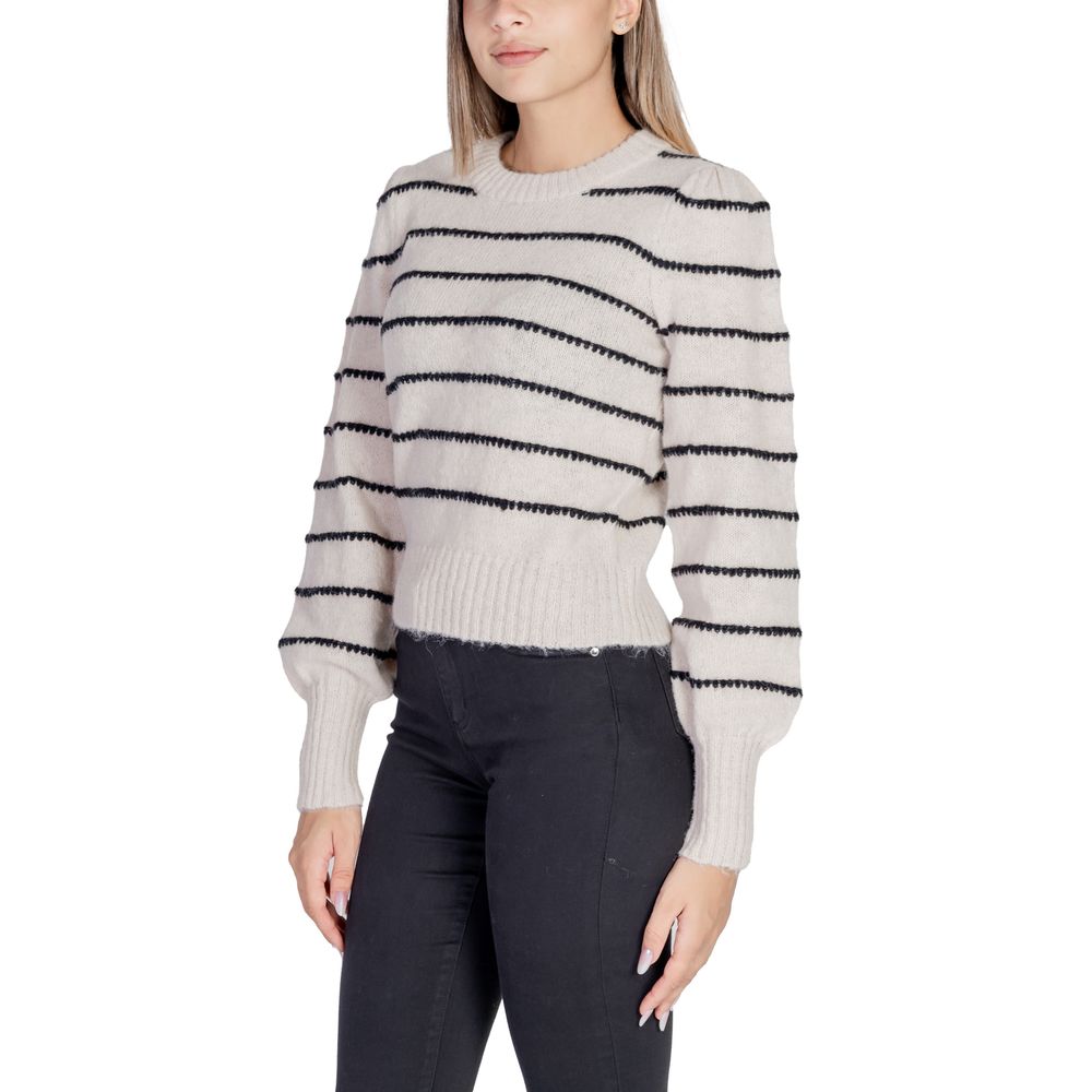 Jacqueline De Yong Gray Polyester Sweater $126.00 Jacqueline De Yong Luzworld