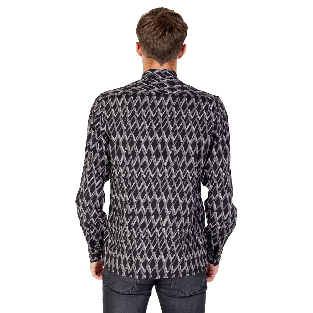 Antony Morato Black Cotton Shirt $166.00 Antony Morato Luzworld