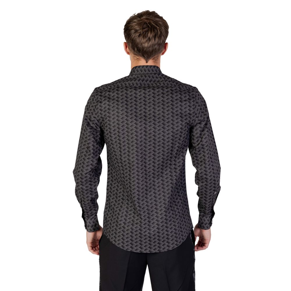 Antony Morato Gray Cotton Shirt $166.00 Antony Morato Luzworld