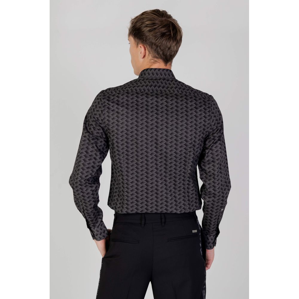 Antony Morato Gray Cotton Shirt $166.00 Antony Morato Luzworld