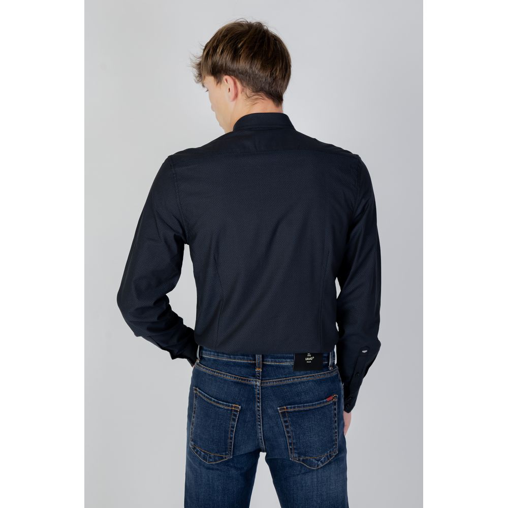 Antony Morato Blue Cotton Shirt $182.00 Antony Morato Luzworld