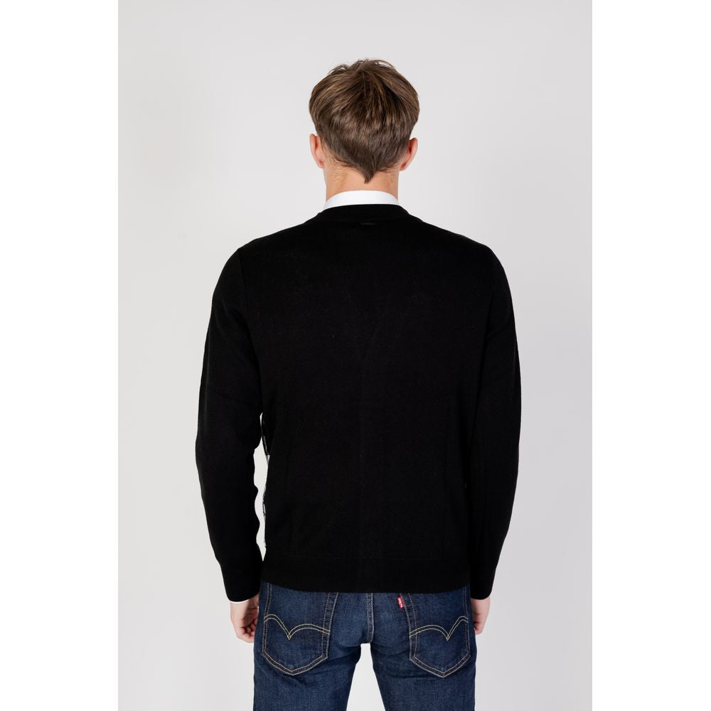 Antony Morato Black Wool Cardigan $207.00 Antony Morato Luzworld