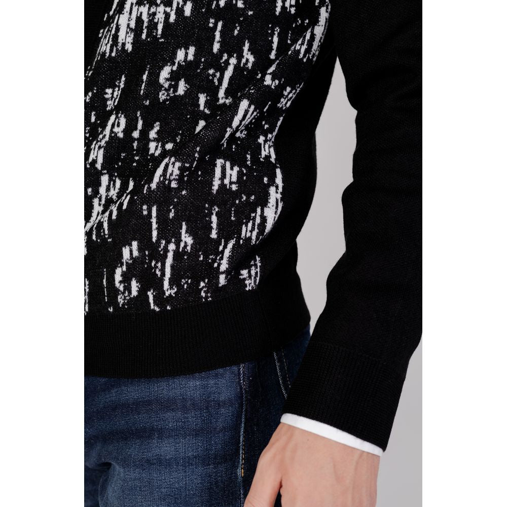 Antony Morato Black Wool Cardigan $207.00 Antony Morato Luzworld