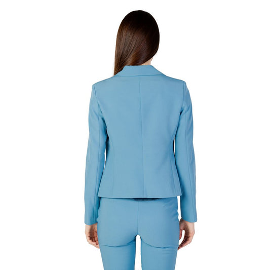 Rinascimento Turquoise Polyester Blazer $251.00 Rinascimento Luzworld