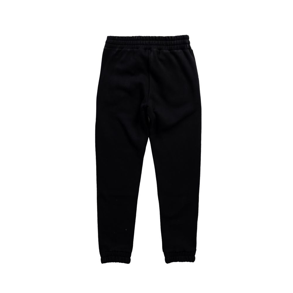 Blauer Black Cotton Joggers Workout Pant $241.00 Blauer Luzworld
