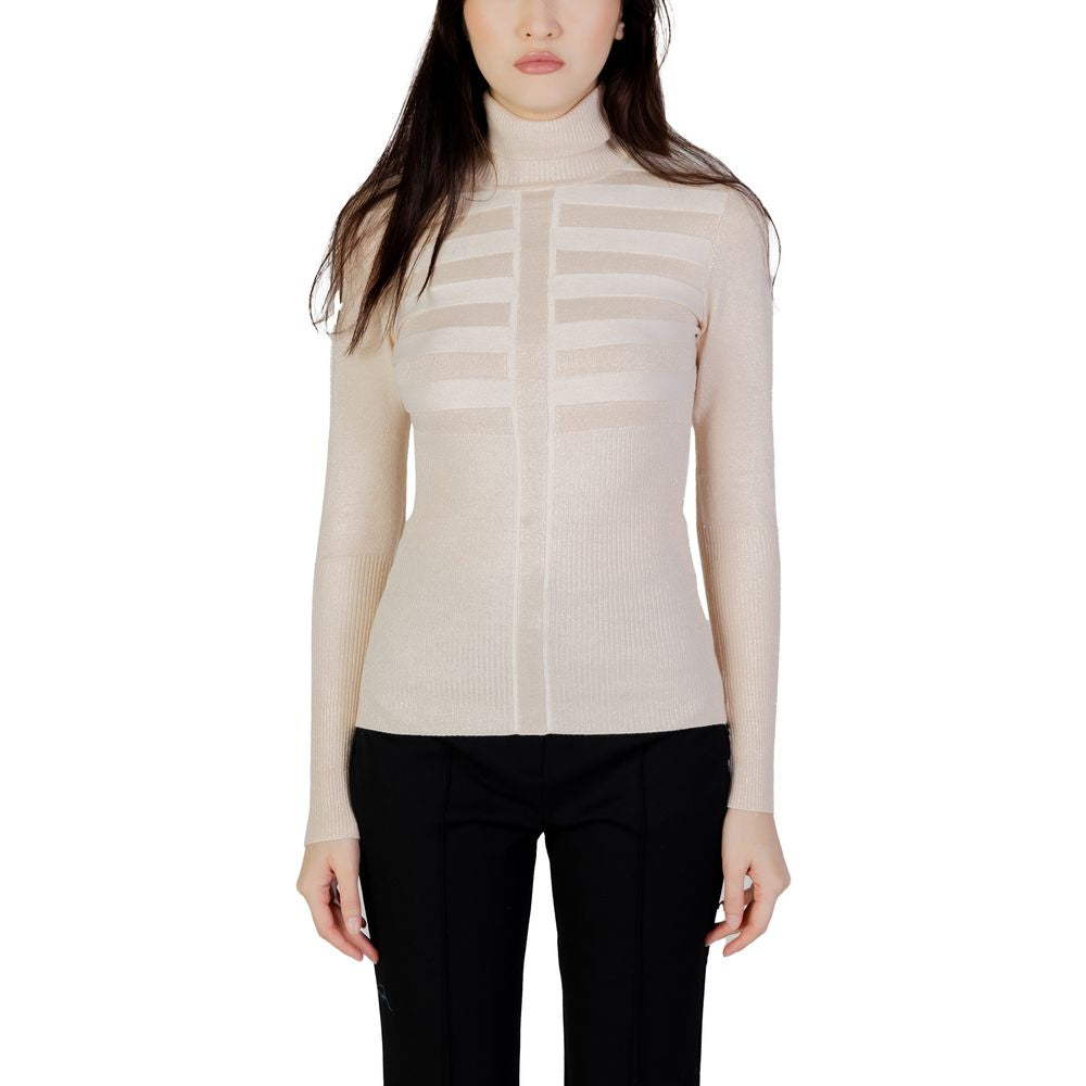 Morgan De Toi Pink Viscose Turtleneck $116.00 Morgan De Toi Luzworld