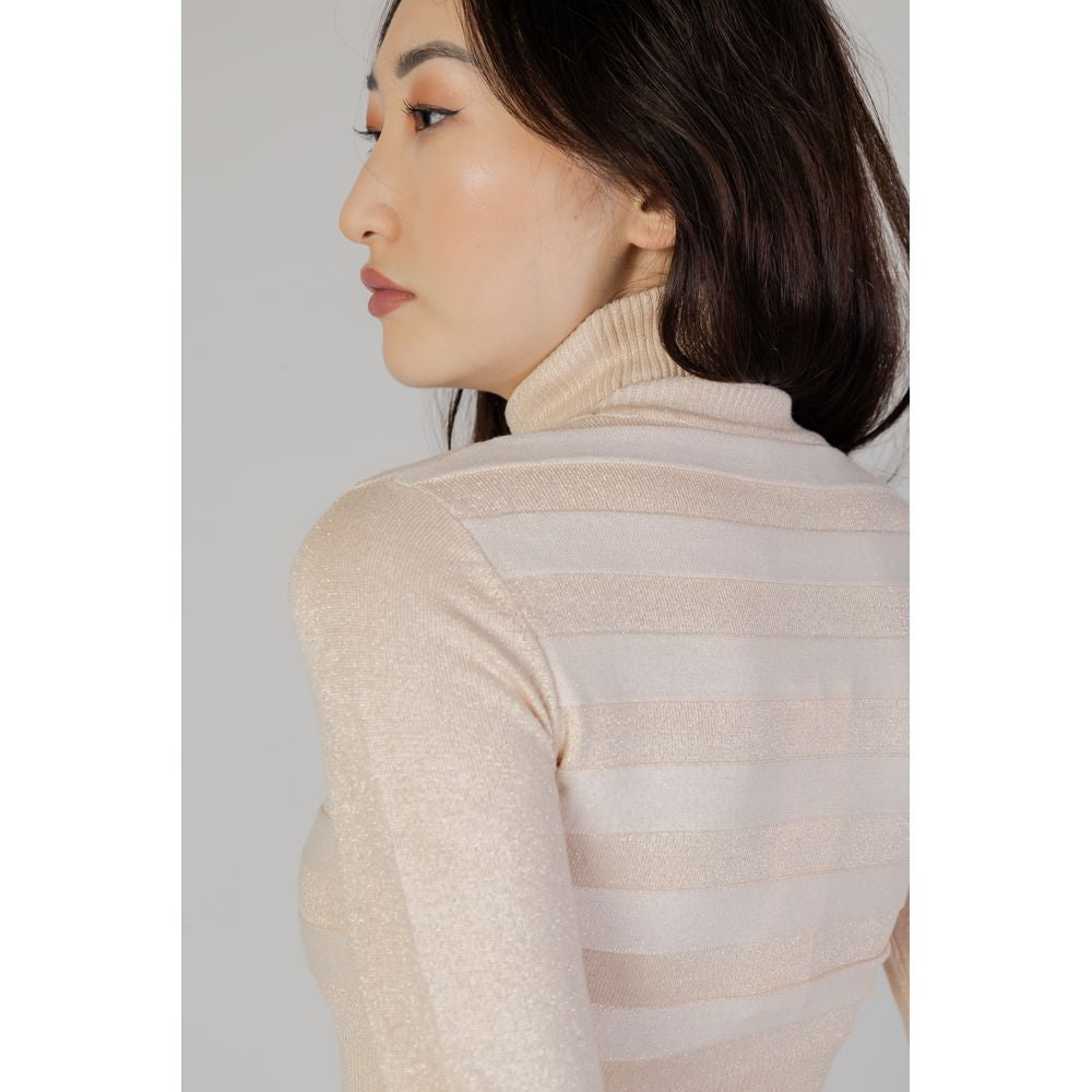 Morgan De Toi Pink Viscose Turtleneck $116.00 Morgan De Toi Luzworld