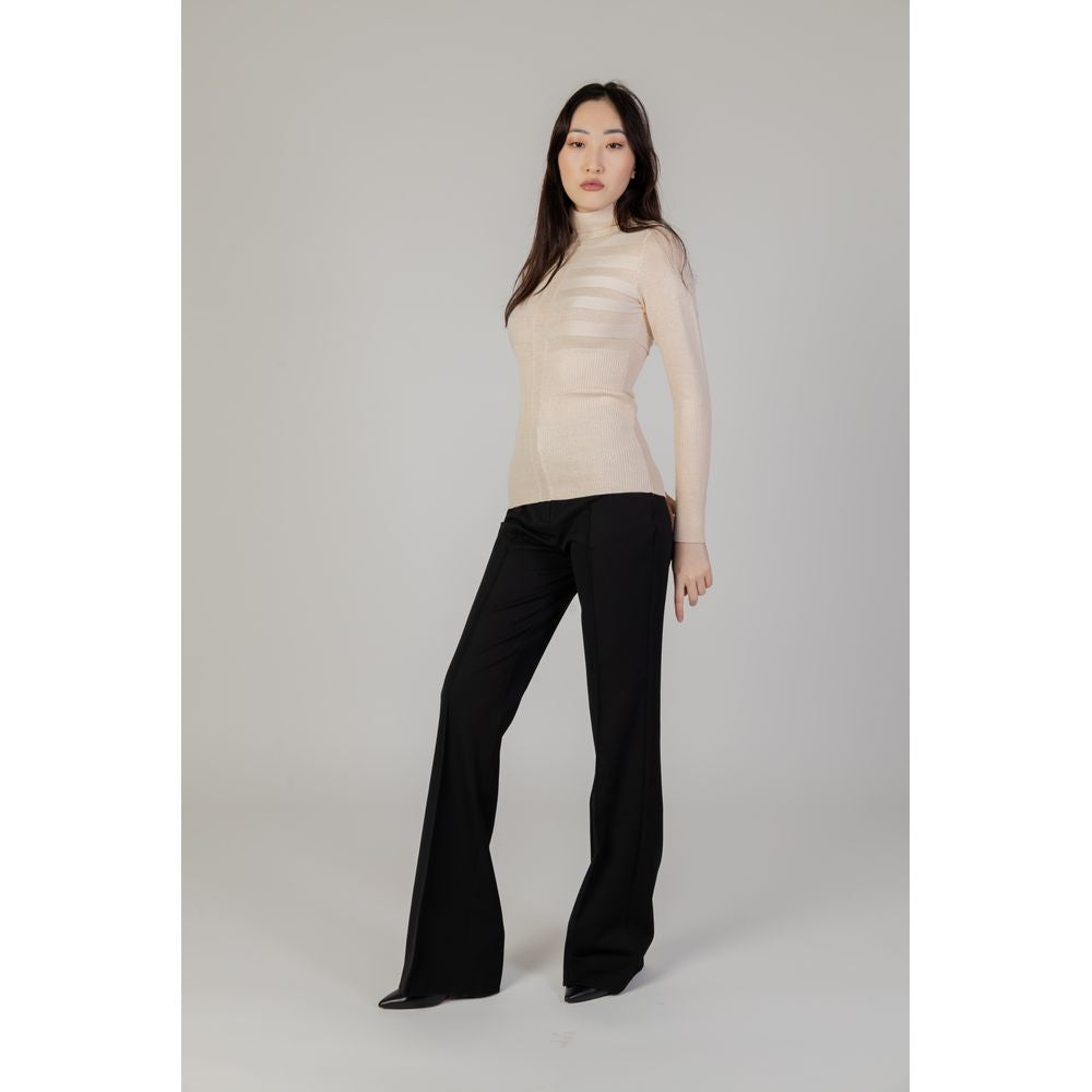 Morgan De Toi Pink Viscose Turtleneck $116.00 Morgan De Toi Luzworld